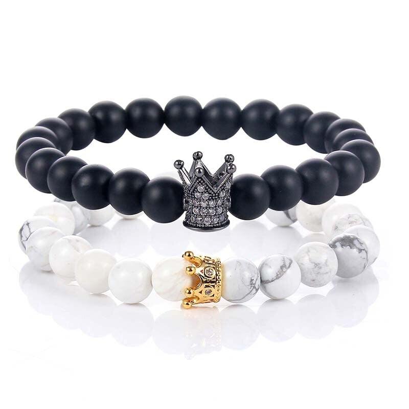 King/Queen Elastic Bracelets For Couples - 961stores